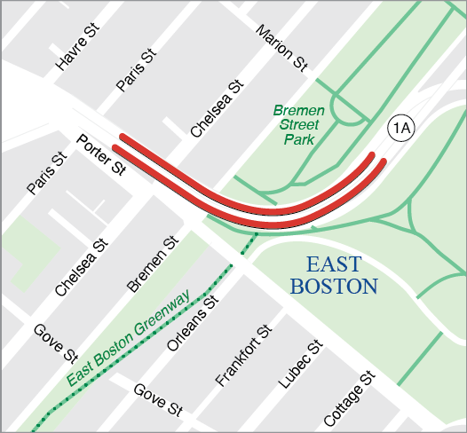 BOSTON:BRIDGE PRESERVATION, B-16-235 (39T AND 3A0), ROUTE 1A OVER CHELSEA STREET/BREMEN STREET AND RAILROAD BOSTON:BRIDGE PRESERVATION, B-16-235 (39T AND 3A0), ROUTE 1A OVER CHELSEA STREET/BREMEN STREET AND RAILROAD